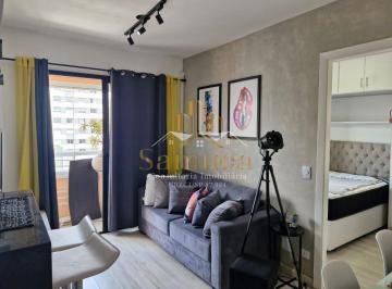 Apartamento · 35m² · 1 Quarto · 1 Vaga · Lindo apto de 1 dormitório com garagem, Mobiliado ao lado do Metrô Higienópolis Mackenzie e Parque A