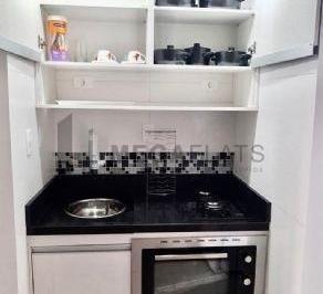 Apartamento · 34m² · 1 Quarto · 1 Vaga · Apartamento para locação em Indianópolis, São Paulo-SP: 1 quarto, 1 sala, 1 banheiro, 1 vaga de gara