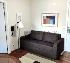 Apartamento · 37m² · 1 Vaga · ALUGAR FLATS ESTACONFOR VILLA PAULISTA AO LADO DO METRO BRIGADEIRO BELA VISTA SÃO PAULO