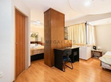 Apartamento · 33m² · 1 Quarto · 1 Vaga · Apartamento para locação no Brooklin Paulista, São Paulo-SP: 1 quarto, 1 sala, 1 banheiro, 1 vaga de