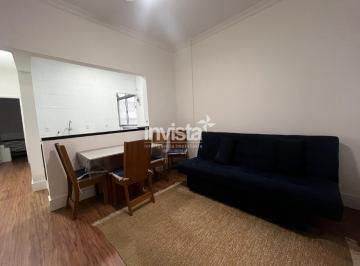Apartamento · 55m² · 1 Quarto · 1 Vaga · Apartamento Mobiliado para Locação – Boqueirão, Santos
