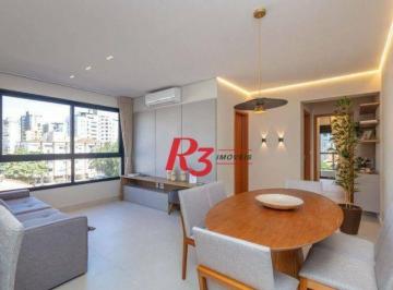 45a3e9b226bd99f8eb3f938a4bafe40893380fc7 · Apartamento à venda, 77 m² por R$ 1.350.000,00 - Aparecida - Santos/SP