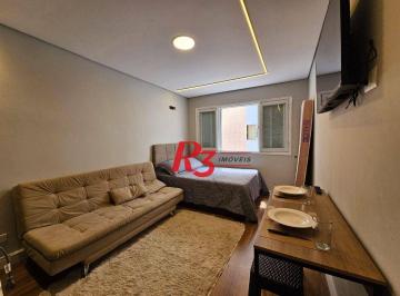 fe7588ff8a7a2a69c87236d5c2185145b430c12d · Studio com 1 dormitório à venda, 28 m² por R$ 380.000,00 - Gonzaga - Santos/SP