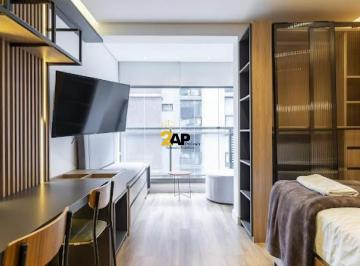 Foto 03 · Studio Mobiliado á Venda: 1 suíte, 27m² sem vaga - Pinheiros.