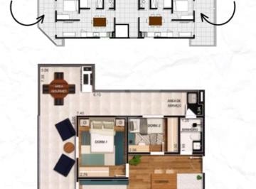 Apartamento · 40m² · 2 Quartos · Cobertura com 2 quartos à venda em Parque Peruche - SP