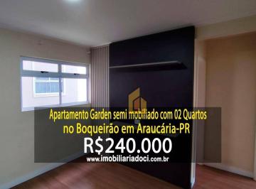 5599510363a72b0441d831449f5412ed1c495fef · Apartamento Garden semi mobiliado com 02 Quartos no Boqueirão em Araucária-PR - A venda por R$240.0