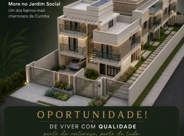 Casa de 3 quartos, Curitiba · RESIDENCIA TRIPLEX 03 SUÍTES JD.SOCIAL ESCADA PANORÂMICA E ROOFTOP PRIVATIVO