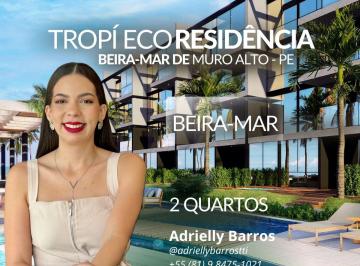 Apartamento de 2 quartos, Ipojuca · Flat à venda em Porto de Galinhas - Tropí Eco Residência | Melhor trecho de Mar de Muro Alto