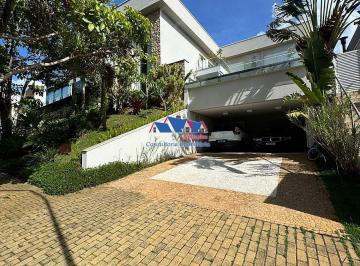 Casa · 370m² · 5 Quartos · 4 Vagas · Alphaville Burle Marx - Mobiliada, vista mata, impecável