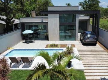 Aérea Fachada Externa · Casa Nova C/ Piscina, 3 Qts, 2 Ste, 3 Bwc, A. Padrão, Atami, Direto Proprietário