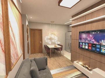 Apartamento · 32m² · 1 Quarto · Apartamento à venda com 02 dormitórios, vaga de garagem, sacada e churrasqueira no bairro Camobi em 
