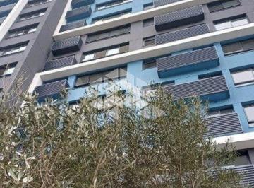 Apartamento · 28m² · 1 Quarto · 1 Vaga · Apartamento Studio 1 dormitório mobiliado - Novo andar alto com vista