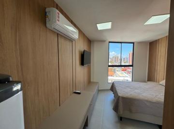 Apartamento de 1 quarto, João Pessoa · Flat para locação em Manaira, mobiliado por R$: 3.300,00