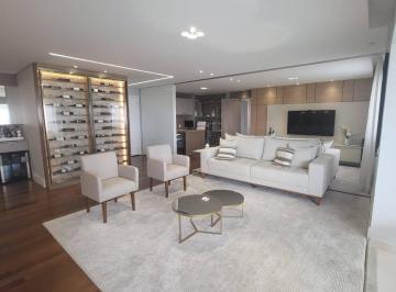 Apartamento · 202m² · 4 Quartos · 4 Vagas · APTO ALPHAVILLE, 3 SUÍTES, 4 GARAGENS, VISTA LIVRE, ADEGA, MOBILIADO!