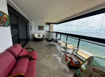 Apartamento de 4 quartos, Vila Velha · AMPLO APT FRENTE MAR NA PRAIA DE ITAPARICA- 4 QUARTOS/2 SUÍTES- 220m²- 2 vgs- Lazer