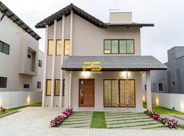 Casa · 162m² · 3 Quartos · 1 Vaga · CASA A VENDA PORTEIRA FECHADA 3 SUITES CONDOMINIO BANANEIRAS-PB