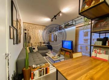 Foto 05 · Loft de luxo na Vila Olímpia: 1 quarto, 1 suíte, 2 salas, 2 banheiros, 1 vaga, 40m² - São Paulo-SP. 