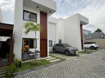 Belíssima casa duplex, nova (2 anos de construção), nascente, com 155 m², localizada em condomínio fechado, na melhor região de Vilas do Atlântico / Lauro de Freitas. · Belíssima casa duplex, nova (2 anos de construção), nascente, com 155 m², localizada em condomínio f
