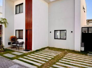 Belíssima casa duplex, nova, nascente, 4/4 e alto padrão de acabamento, em condomínio fechado! · Belíssima casa duplex, nova, nascente, 4/4 e alto padrão de acabamento, em condomínio fechado!