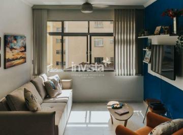 Apartamento · 50m² · 1 Quarto · 1 Vaga · Apartamento de 1 dormitório para alugar no José Menino | Vista mar, excelente localização | Para ent