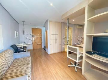 Apartamento · 37m² · 1 Quarto · 1 Vaga · Flat nos Jardins prox. da Avenida Paulista e Hospital Sírio Libanês, disponível para locação.