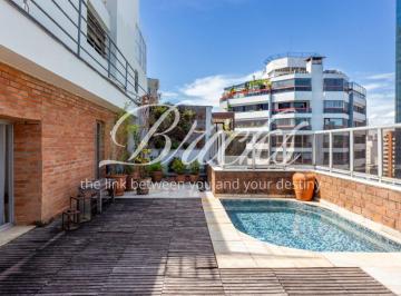 Apartamento · 173m² · 3 Quartos · 2 Vagas · COBERTURA DUPLEX VENDA ITAIM BIBI