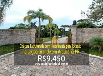 ddeff763d18f1b40f6d0030d45a5e417ca1658d1 · Chácara Estruturada com Restaurante na Lagoa Grande em Araucária-PR  - Locação por R$9.450,00