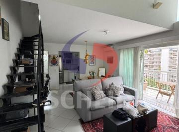 Apartamento · 74m² · 1 Quarto · 2 Vagas · Duplex Mobiliado á Venda na Vila Nova Conceição com 74m², 1 quarto sendo 1 suíte.