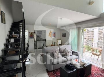 Apartamento · 74m² · 1 Quarto · 2 Vagas · Duplex Mobiliado á Venda na Vila Nova Conceição com 74m², 1 quarto sendo 1 suíte.