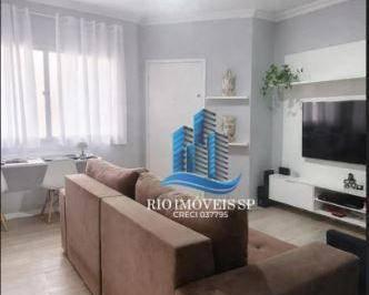 81e53eb683b47a559e73a84c17d15ef11ad8154a · Apartamento com 2 dormitórios à venda, 70 m² por R$ 340.000,00 - Vila Valparaíso - Santo André/SP