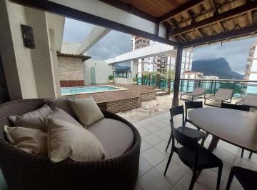 Apartamento · 290m² · 3 Quartos · 2 Vagas · 
                                 Cobertura de 3 quartos com vista lateral mar e Pedra da Gávea no c
