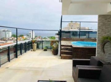 Apartamento · 268m² · 3 Quartos · 4 Vagas ·
Cobertura frontal na Lucio Costa com 3 suites, Barra da Tijuca