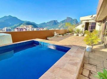 Apartamento · 275m² · 4 Quartos · 4 Vagas ·
Barra da Tijuca | Cobertura 4 quartos, sendo 1 suíte na Avenida Lúc
