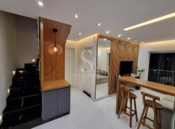 Apartamento · 55m² · 1 Quarto · 1 Vaga · Cobertura em Vila Castelo, São Paulo/SP de 55m² 1 quartos à venda por R$ 500.000,00