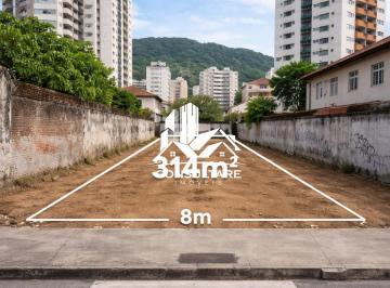 Terreno · 314m² · Terreno em Vila Belmiro, Santos/SP de 314m² à venda por R$ 899.950,00