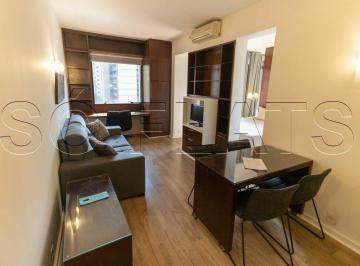 Apartamento · 43m² · 1 Quarto · 1 Vaga · Flat em Itaim Bibi, São Paulo/SP de 43m² 1 quartos para locação R$ 19.000,00/mes