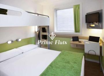 Apartamento · 12m² · 1 Quarto · 1 Vaga · Flat disponível para venda no Hotel Ibis Budget Paulista, com 12m², 1 dormitório e 1 vaga de garagem
