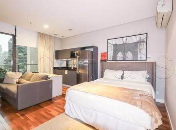 Apartamento · 35m² · 1 Quarto · 1 Vaga · Flat para locação de alto padrão com 1x dormitório, a menos de 100 metros da Avenida Faria Lima.