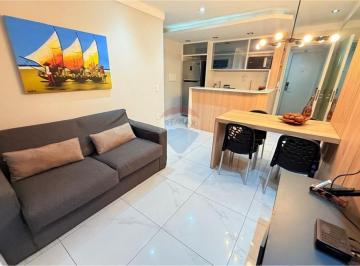 Apartamento · 38m² · 1 Quarto · 1 Vaga · FLAT - PONTA NEGRA REFORMADO E MOBILIADO , PÉ NA AREIA- Ac. Financiamento