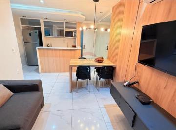 Apartamento · 38m² · 1 Quarto · 1 Vaga · FLAT REFORMADO E MOBILIADO , PÉ NA AREIA EM PONTA NEGRA- Ac. Financiamento