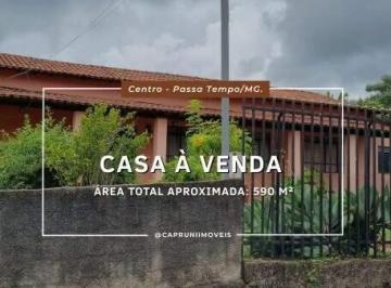Casa · 590m² · 3 Quartos · 3 Vagas · Vende-se casa no Centro de Passa Tempo/MG: 590m² de área e localização privilegiada