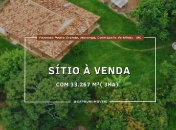 Rural · 33267m² · Sítio na Fazenda Pedra Grande, Moranga, Carmópolis de Minas - MG