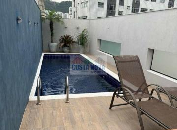 Casa · 117m² · 3 Quartos · 2 Vagas · Tríplex a venda na Vila Belmiro, 3 suítes, porteira fechada, piscina, área gourmet, cinema, sauna