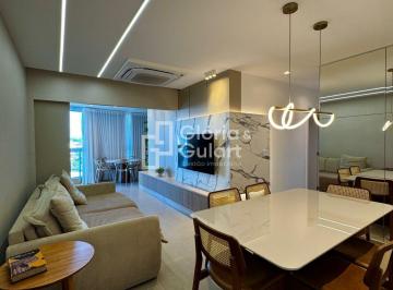 Foto 01 · Apartamento de 2 quartos mobiliado e decorado com vista para o mar e lazer completo na Praia do Morr