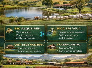 Rural · 330m² · 5 Quartos · Fazenda à venda no bairro Centro - Canas/SP