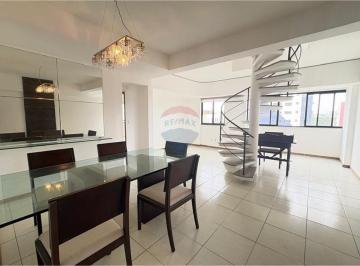 Apartamento · 253m² · 3 Quartos · 2 Vagas · Cobertura para Locação no Costa Azul com 252,58 m², Piscina Privativa e Terraço Gourmet