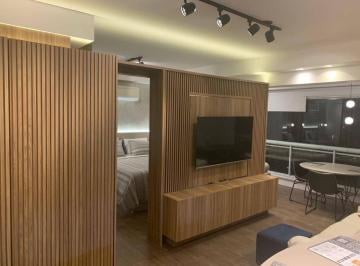 img0 · Apartamento Brooklin locação com 1 quarto, 1 vaga, 55m² Mobiliado