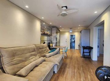 Apartamento · 96m² · 2 Quartos · 1 Vaga · Apartamento Vista Livre 2 Dormitórios com dependência - Marapé- Santos