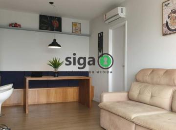 Apartamento · 52m² · 1 Quarto · 1 Vaga · Flat com 1 suíte, 52 m² á venda - Rua Henri Dunant, 1066 - Chácara Santo Antônio