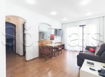Apartamento · 52m² · 1 Quarto · 1 Vaga · Flat à venda no Jardim Paulista, 52m², mobiliado, 1 vaga, próximo à Av. Paulista